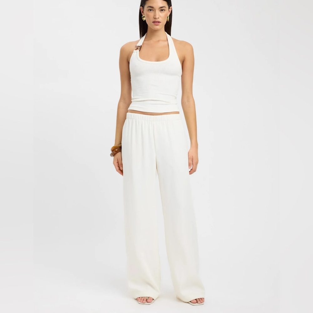 Kookai maria elastic pant in coconut milk